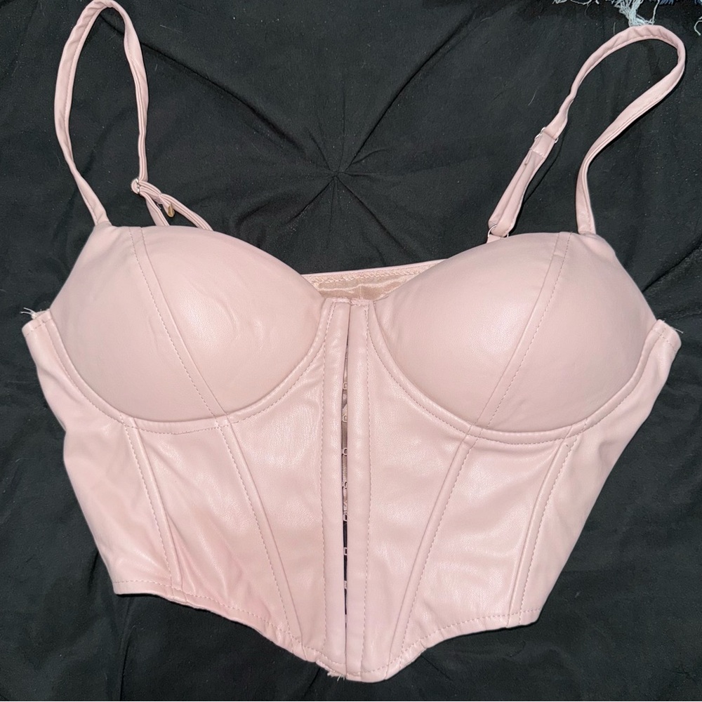 Say What? Light Pink Crop Top